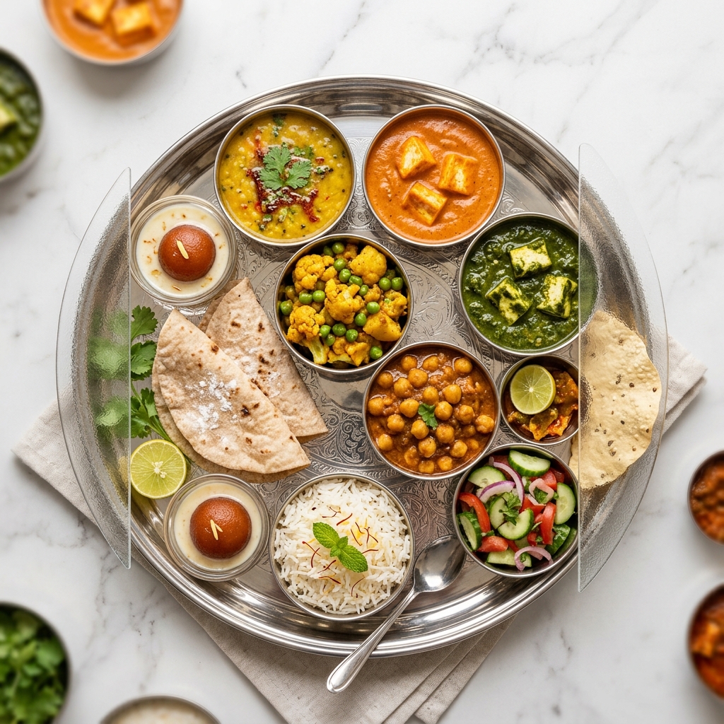 Roti Veg Thali